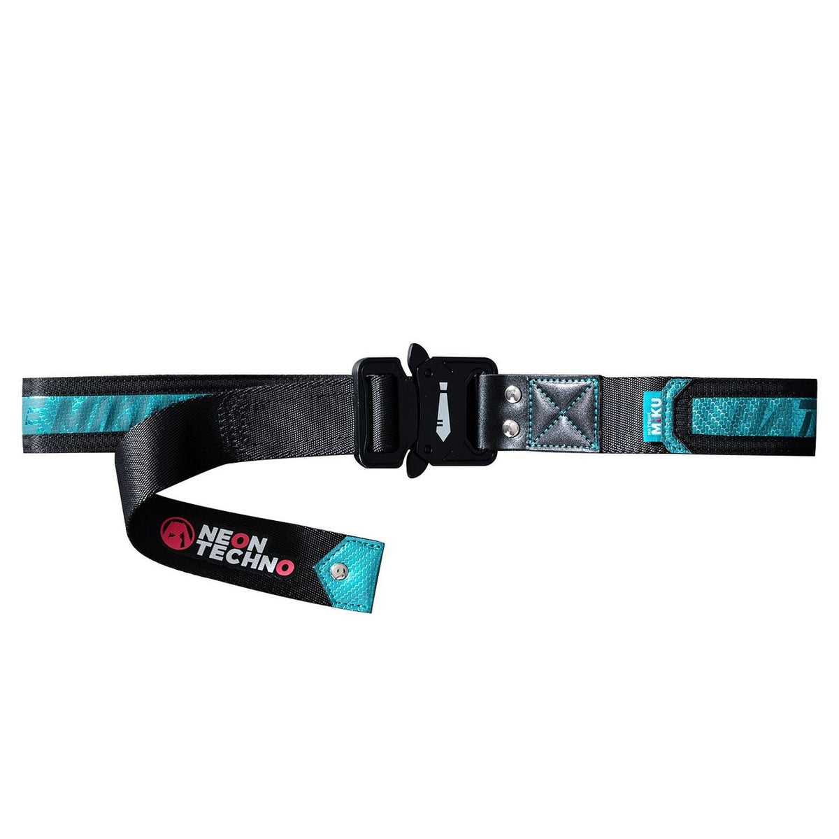 Moeyu Hatsune Miku Neon-Electronic Style Techwear-Inspired Unisex Canvas Belt