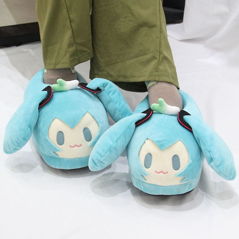 Hatsune Miku Unisex Cotton Slipper Shoes