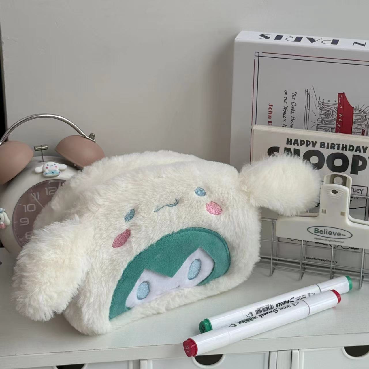 Hatsune Miku Themed Cute Fluffy Storage Bag