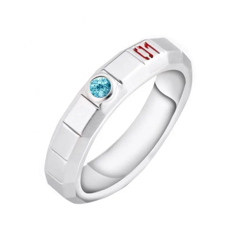 Hatsune Miku Featured Adjustable Silver Ring