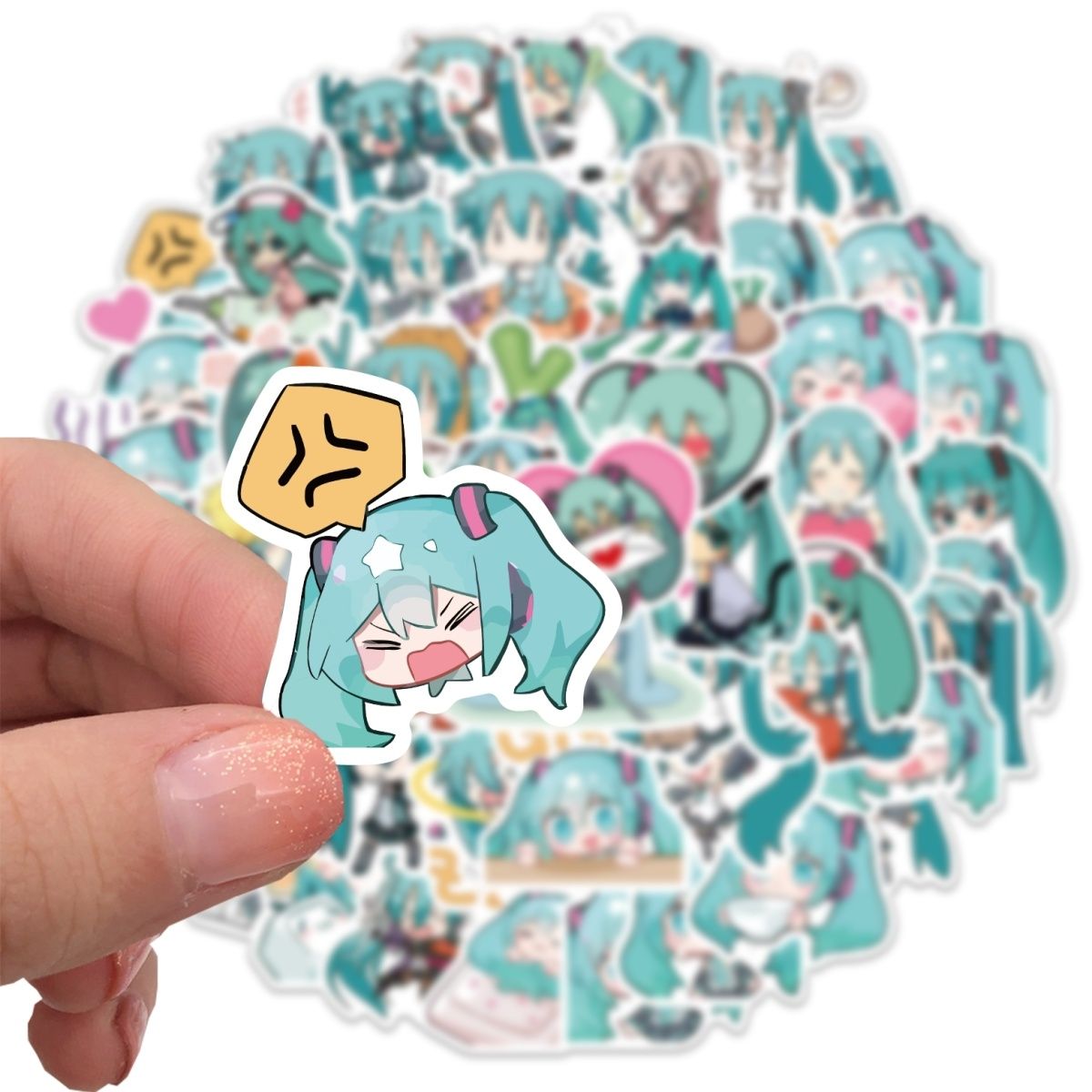 65 PCS Hatsune Miku Cute Waterproof  Sticker