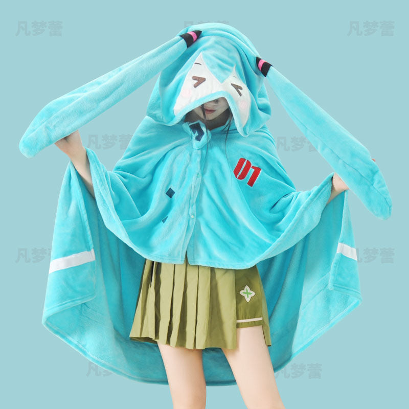 Hatsune Miku Featured Unisex Cape-Free Size