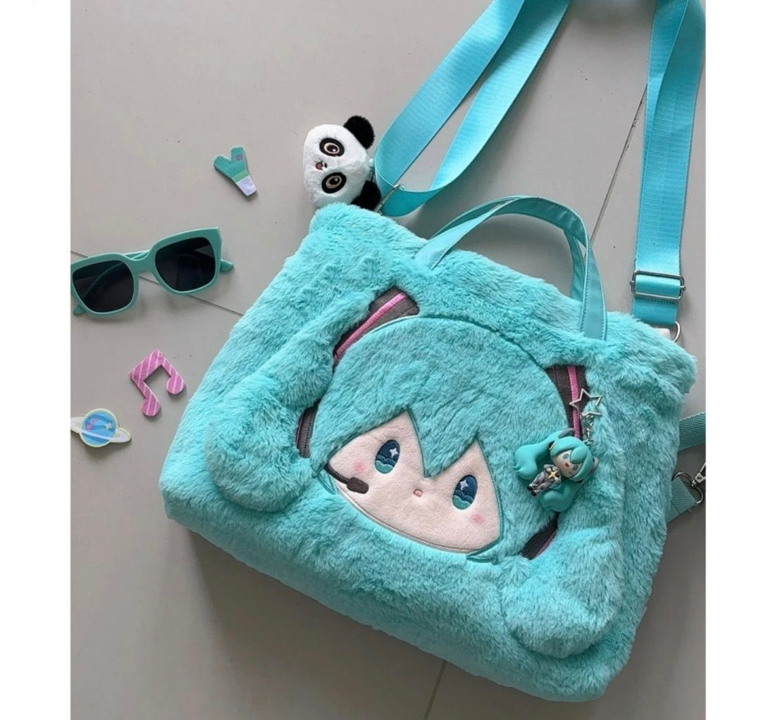 Hatsune Miku Cute Fluffy Bag