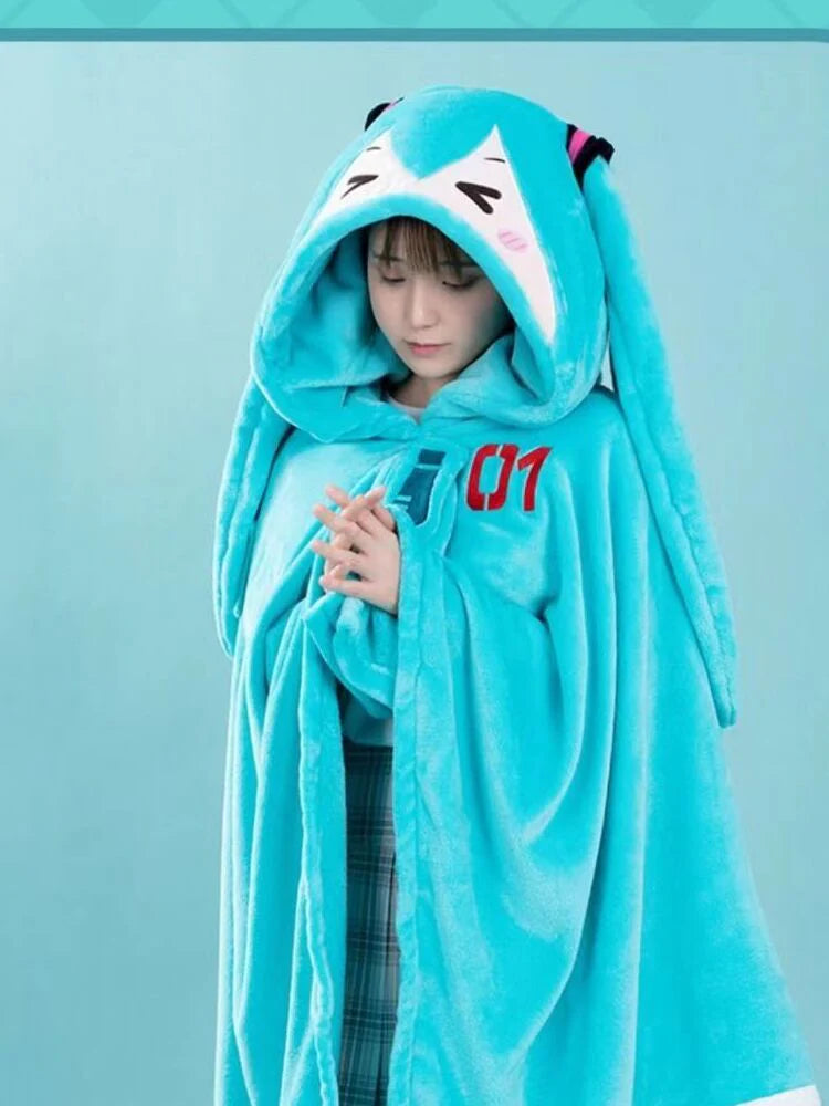 Hatsune Miku Featured Unisex Cape-Free Size