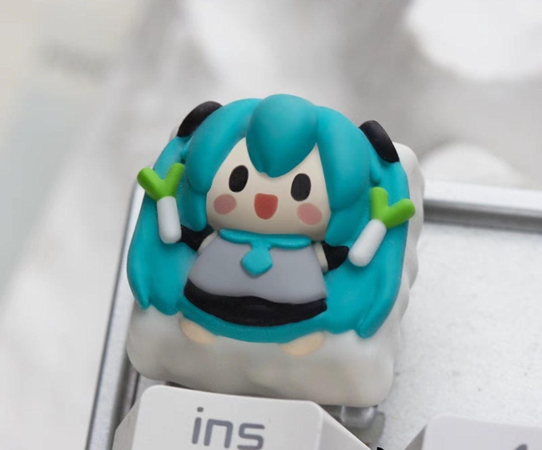 Hatsune Miku Cute Handmade Keycap