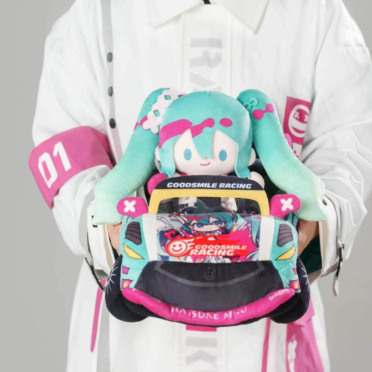 Official Hatsune Miku x Racing Miku 2025 Cute Plush Doll& Car Set