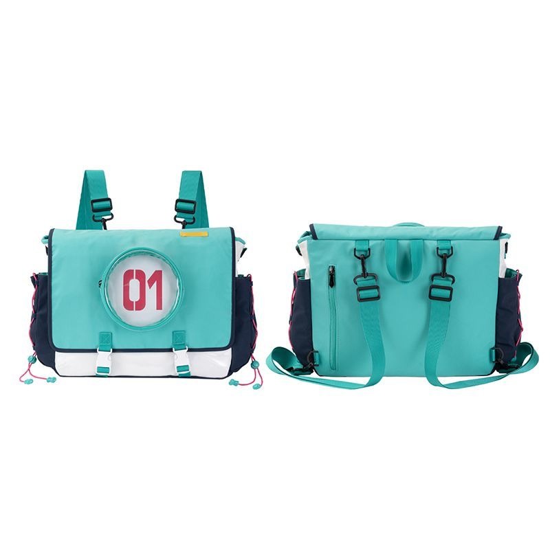 Hatsune Miku Rhythm Commuter Shoulder Crossbody Bag, Large Capacity Ita Bag