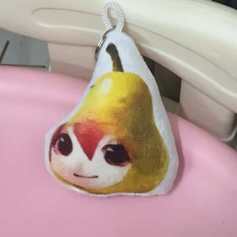 Kasane Teto  Squeeze-to-Sound Plush Keychain