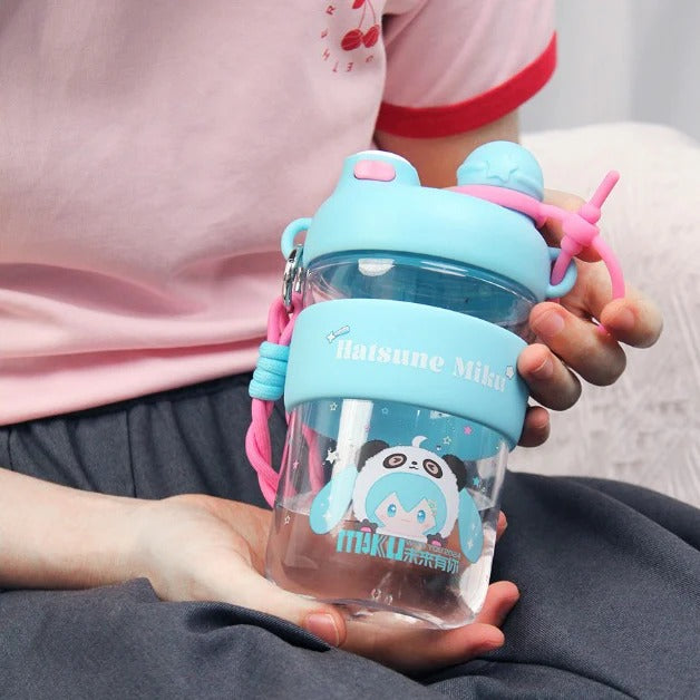Hatsune Miku Expo Gift box Cute Portable Coffee Tumbler 650ml with Straw