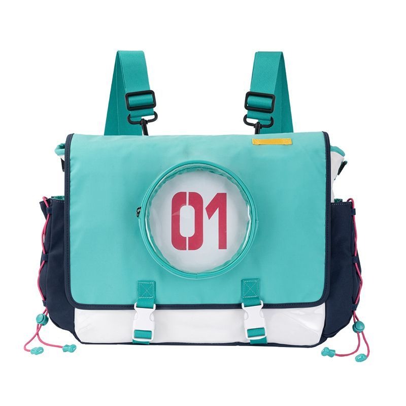Hatsune Miku Rhythm Commuter Shoulder Crossbody Bag, Large Capacity Ita Bag