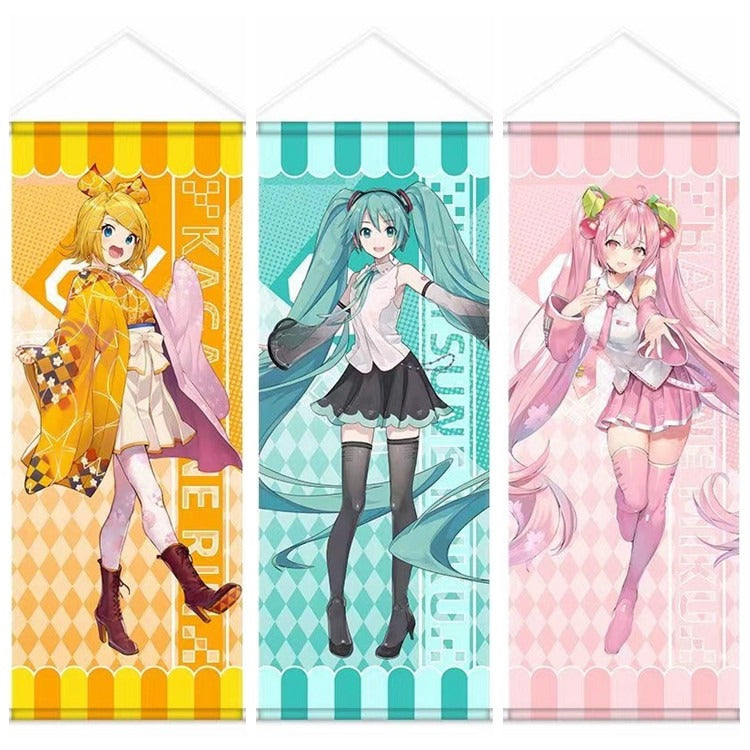 Vocaloid Cute Wall Hanging Decoration Scroll Painting