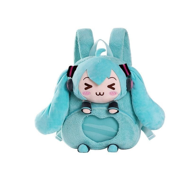 Hatsune Miku Squinty Eye Series Backpack Miku Cute Plush Ita Bag