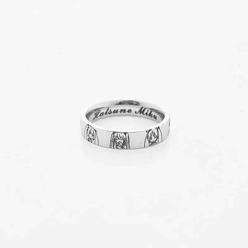 Hatsune Miku Featured Cute Washable High-quality Rings