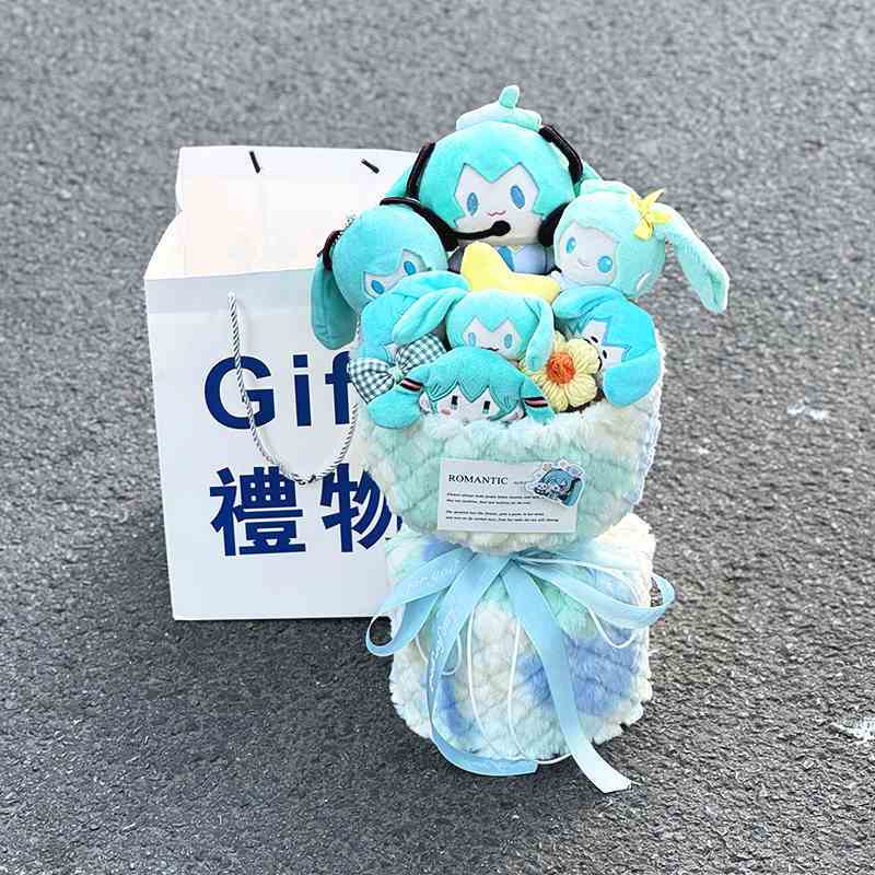 Hatsune Miku Valentine's Day Birthday Gift Anime Flower Dolls