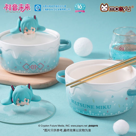 Moeyu Hatsune Miku Pouting-Face Instant Noodle Ramen Bowl