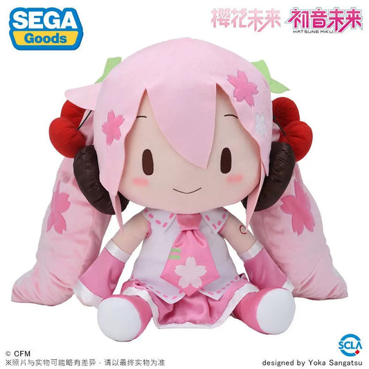 50cm Sega Hatsune Miku Sakura Fuwa Petit Dodeka Jumbo Plush