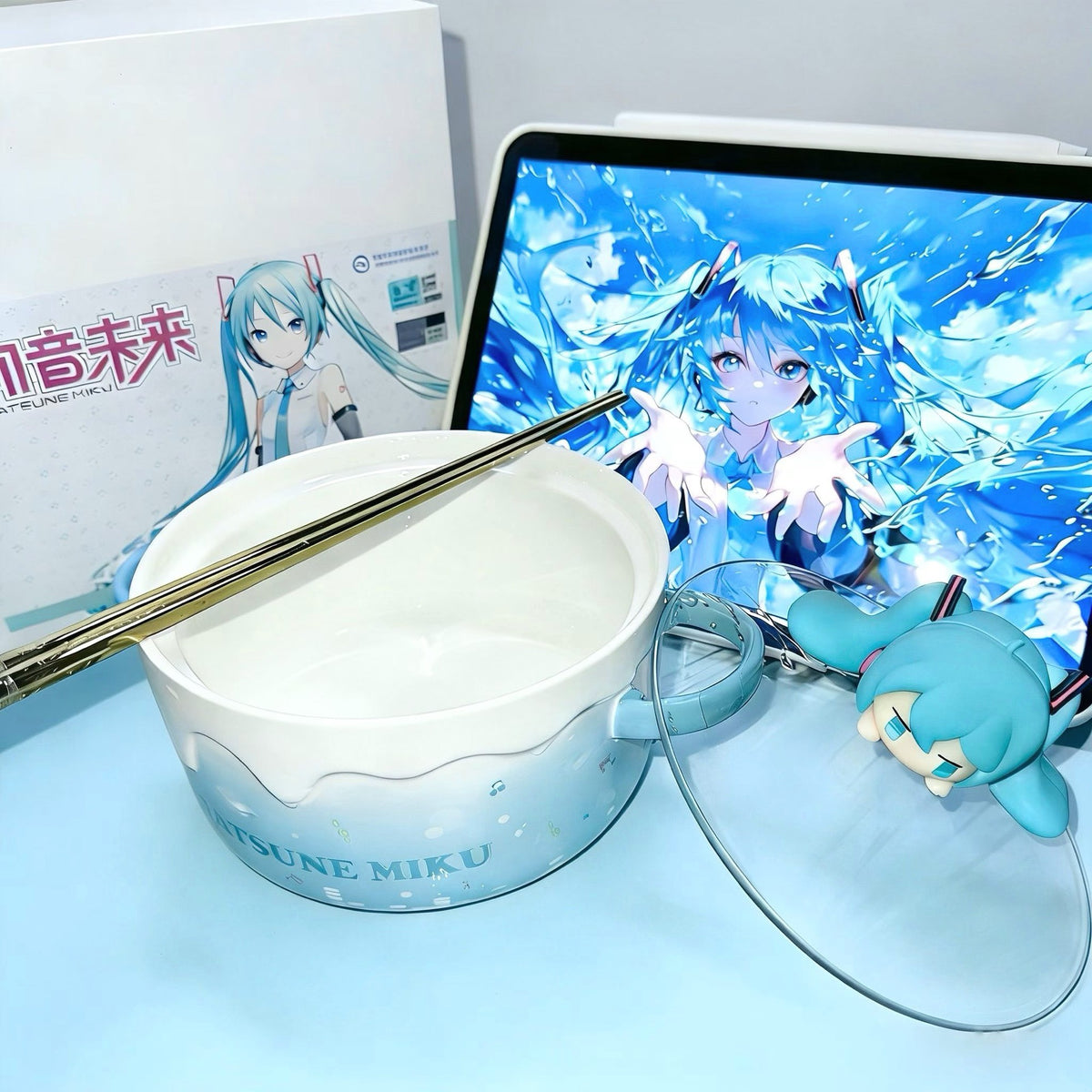 Moeyu Hatsune Miku Pouting-Face Instant Noodle Ramen Bowl