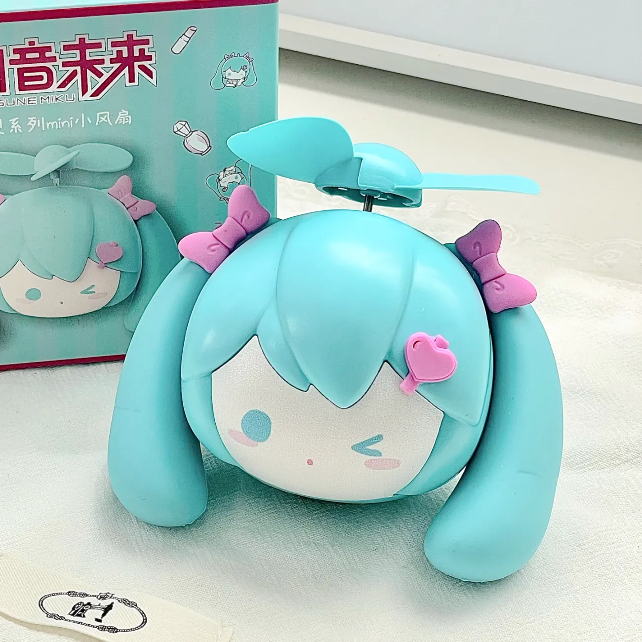 Hatsune Miku Cute Summer Portable Mini Fan USB Rechargeable