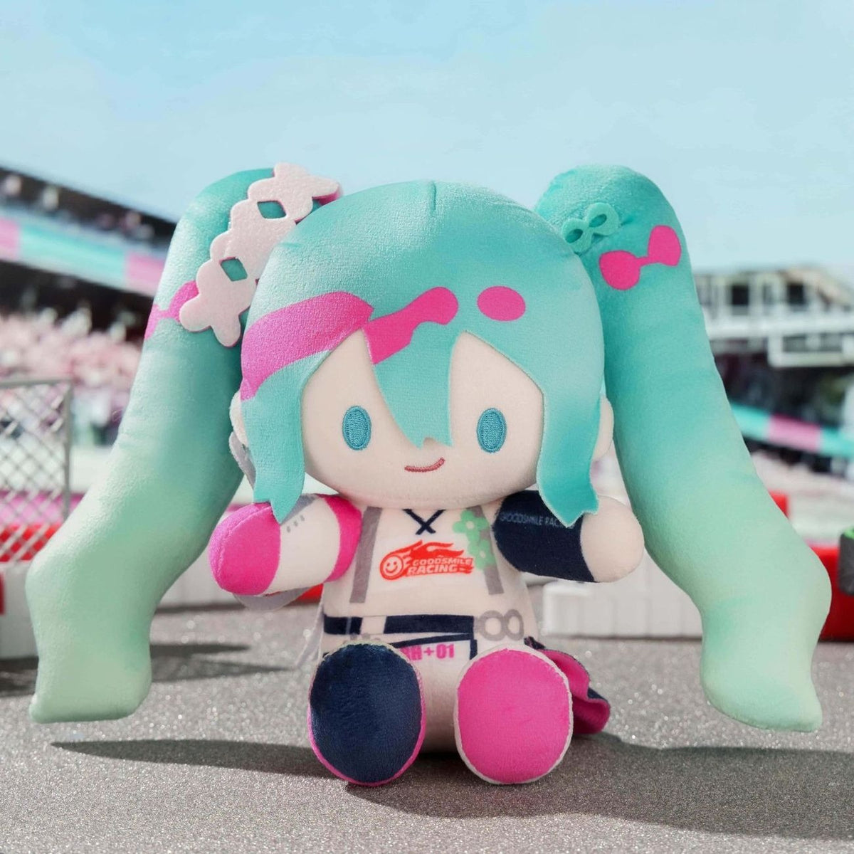 Official Hatsune Miku x Racing Miku 2025 Cute Plush Doll& Car Set