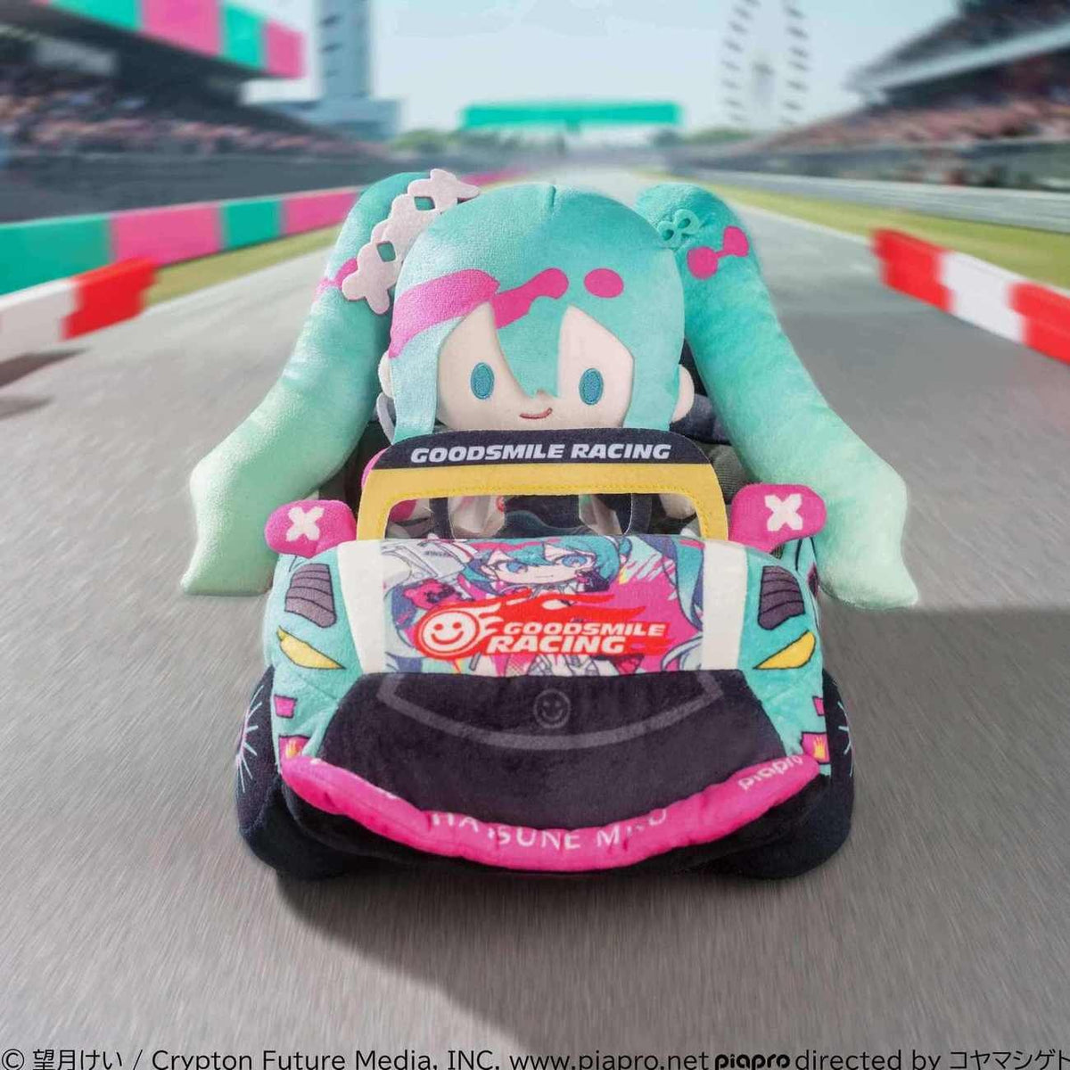 Official Hatsune Miku x Racing Miku 2025 Cute Plush Doll& Car Set