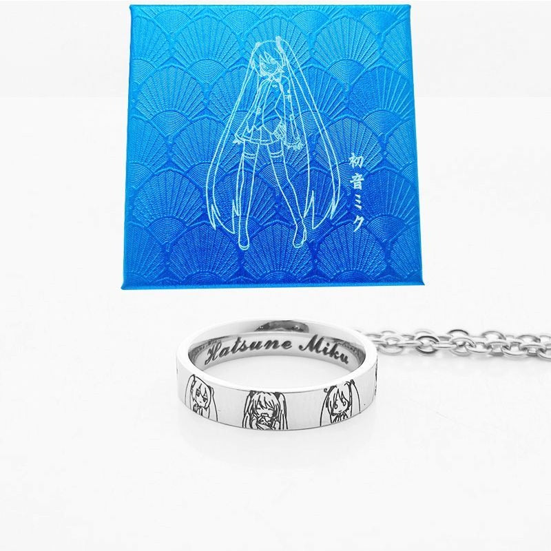 Hatsune Miku Featured Cute Washable High-quality Rings