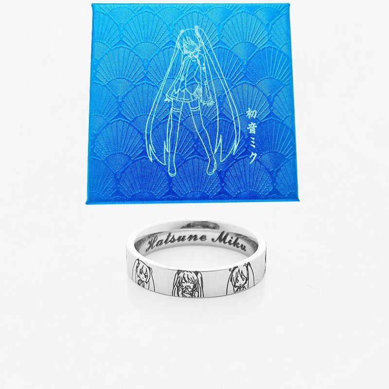 Hatsune Miku Featured Cute Washable High-quality Rings