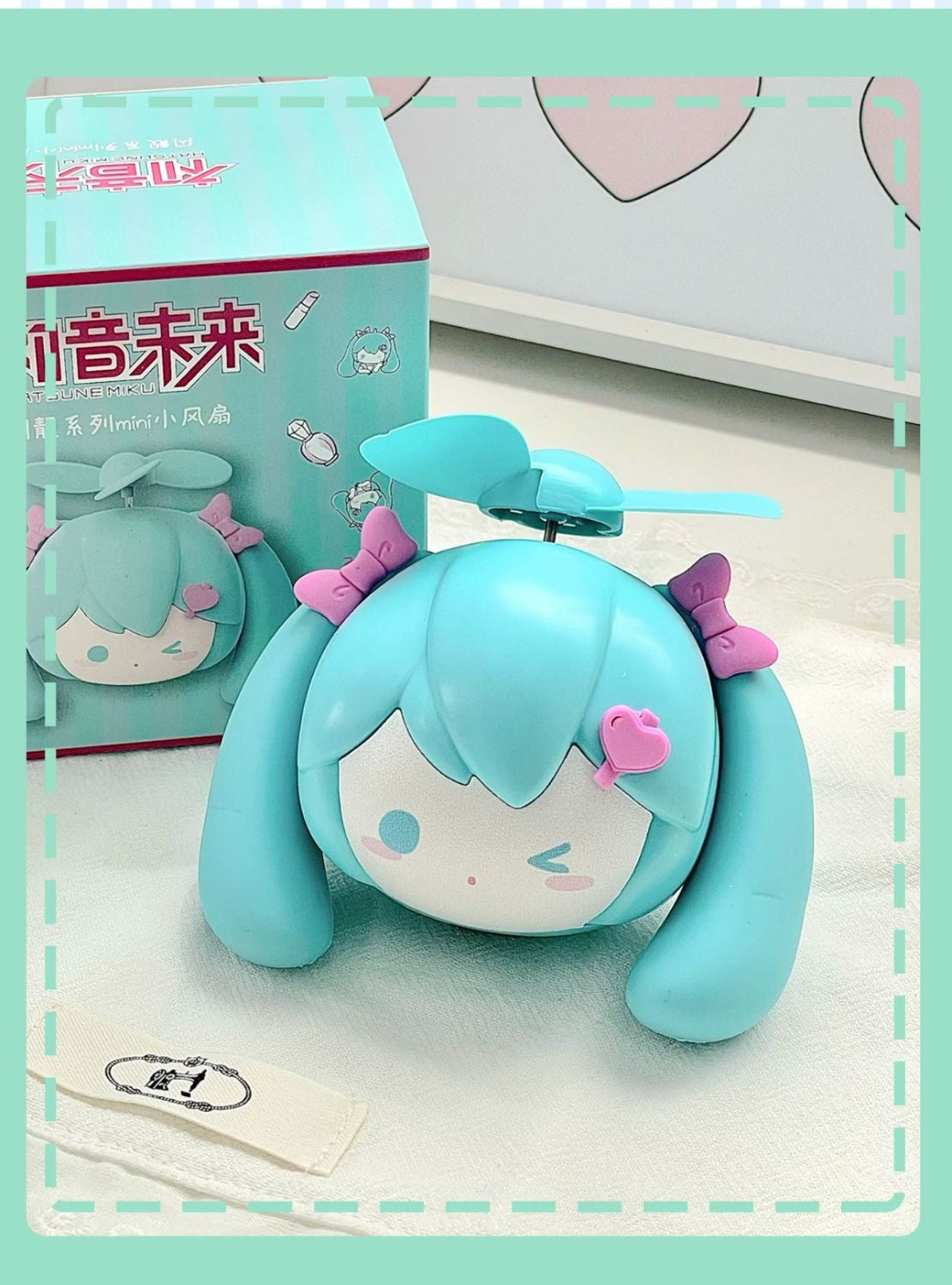 Hatsune Miku Cute Summer Portable Mini Fan USB Rechargeable
