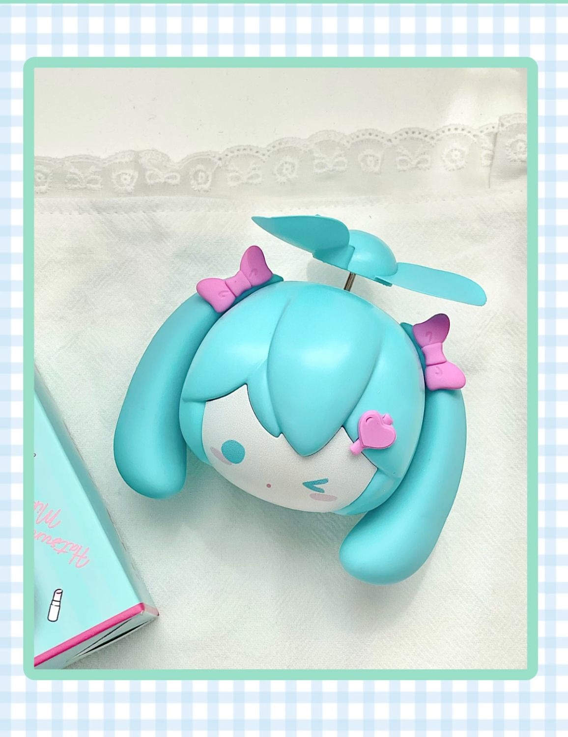 Hatsune Miku Cute Summer Portable Mini Fan USB Rechargeable