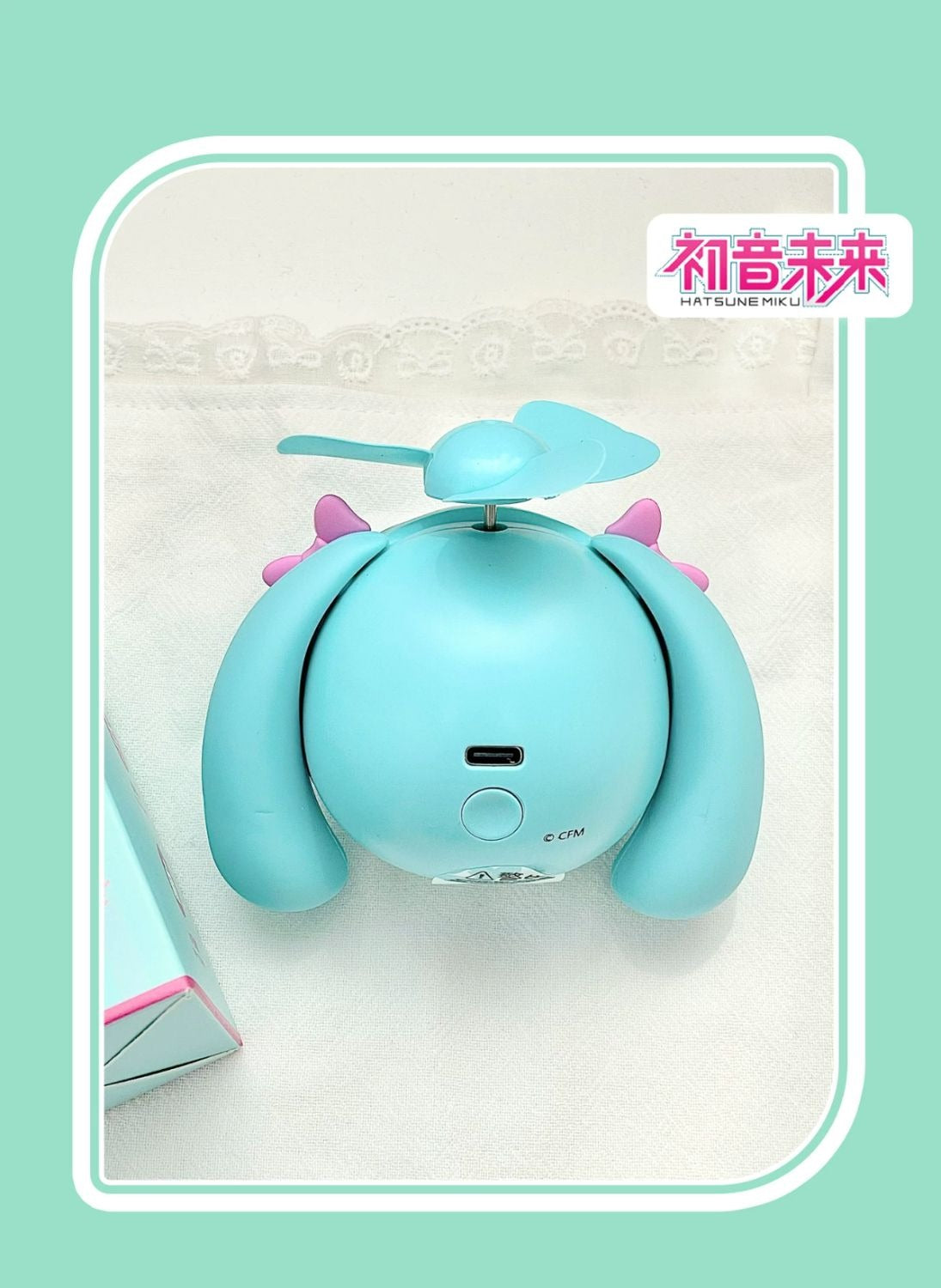 Hatsune Miku Cute Summer Portable Mini Fan USB Rechargeable