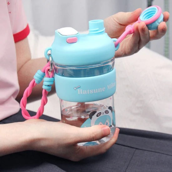 Hatsune Miku Expo Gift box Cute Portable Coffee Tumbler 650ml with Straw