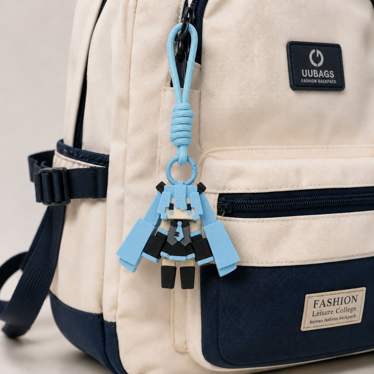 Hatsune Miku 3D printed Flexible Charm for Bag & Keychain