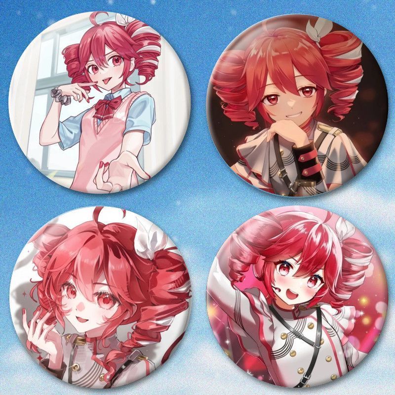 Kasane Teto Series Cute Badge