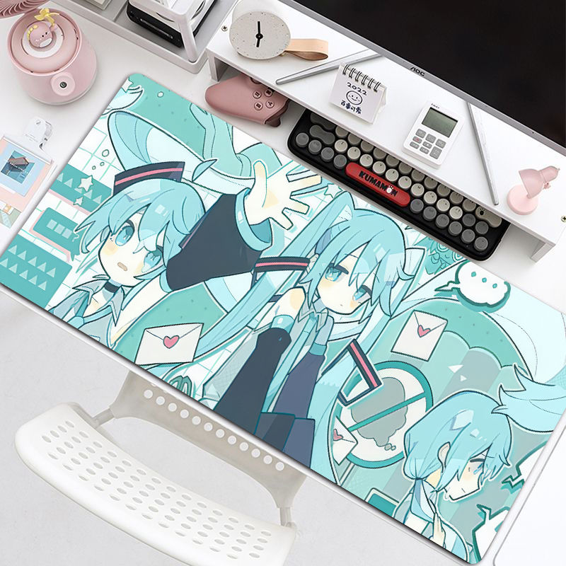Hatsune Miku Cute Large Mouse Pad