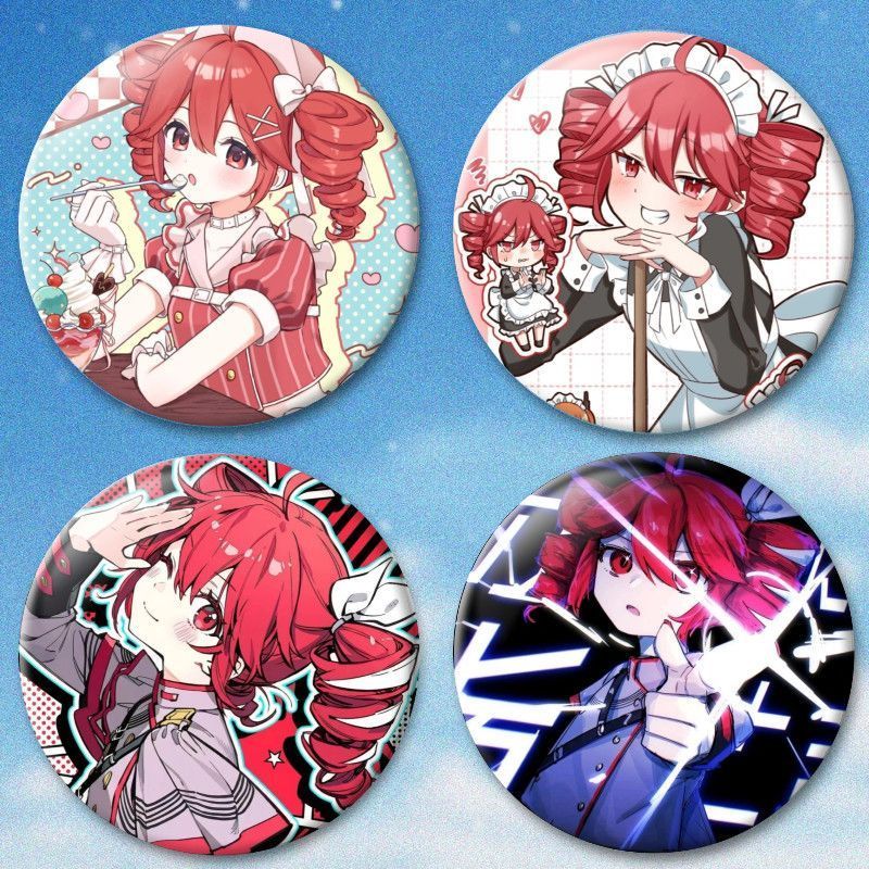 Kasane Teto Series Cute Badge