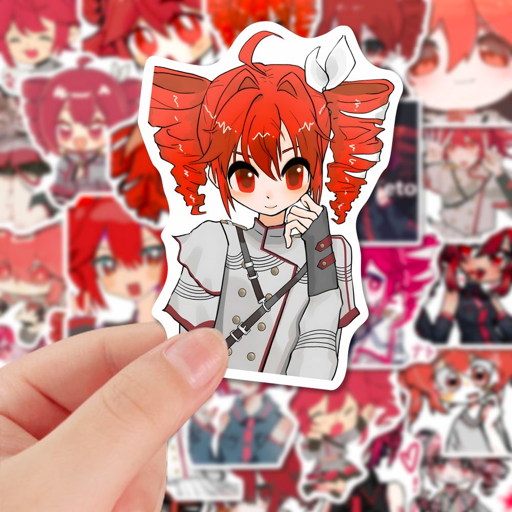 Kasane Teto 64pcs Cute Waterproof Stickers