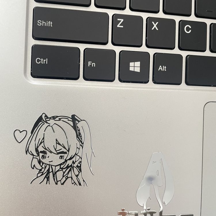 Hatsune Miku Metal Decorative Sticker – Waterproof Decal for Phones, Computers, Laptops, and Headphones