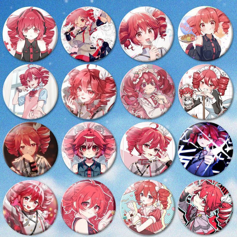Kasane Teto Series Cute Badge