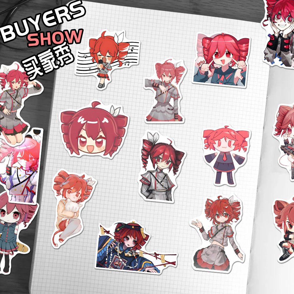 Kasane Teto 64pcs Cute Waterproof Stickers
