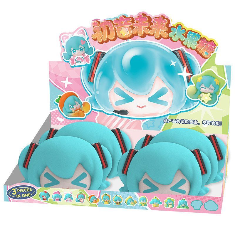 Official Hatsune Miku Blind Box Fruit Candy Themed Figurine Desktop Ornament