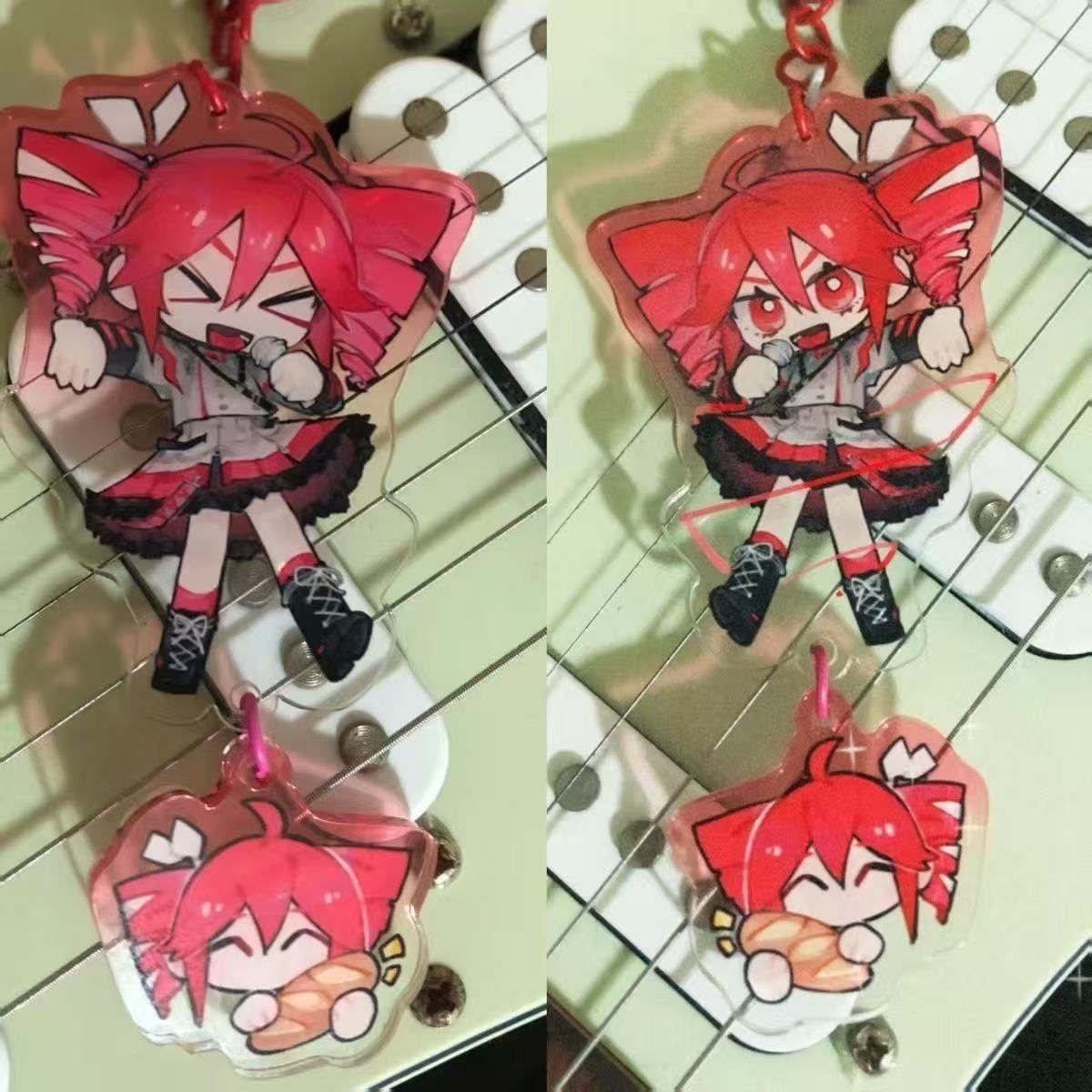 Kasane Teto Cute Acrylic Keychains