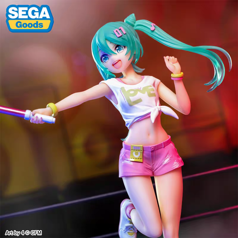 Hatsune Miku Live Support Ver. with Glow Stick Standing Pose(Sega ...