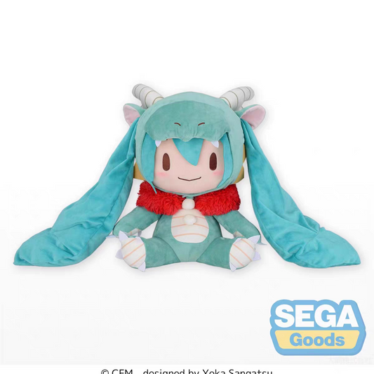 45cm SEGA Fuwa Petit Hatsune Miku Dragon 2024 Plush