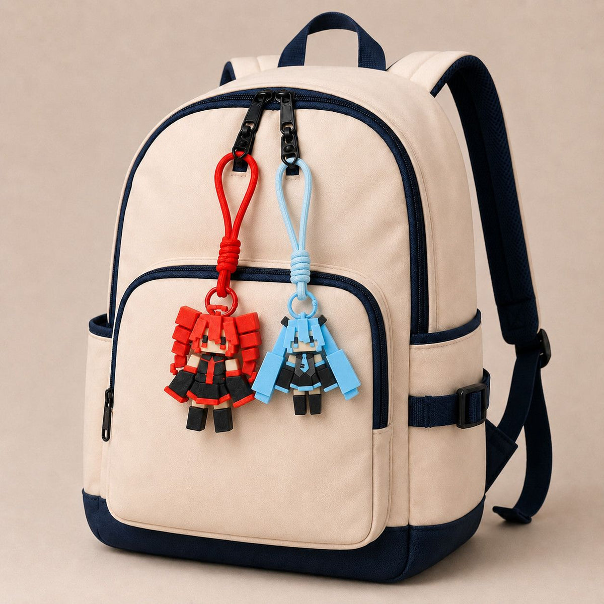 Hatsune Miku 3D printed Flexible Charm for Bag & Keychain
