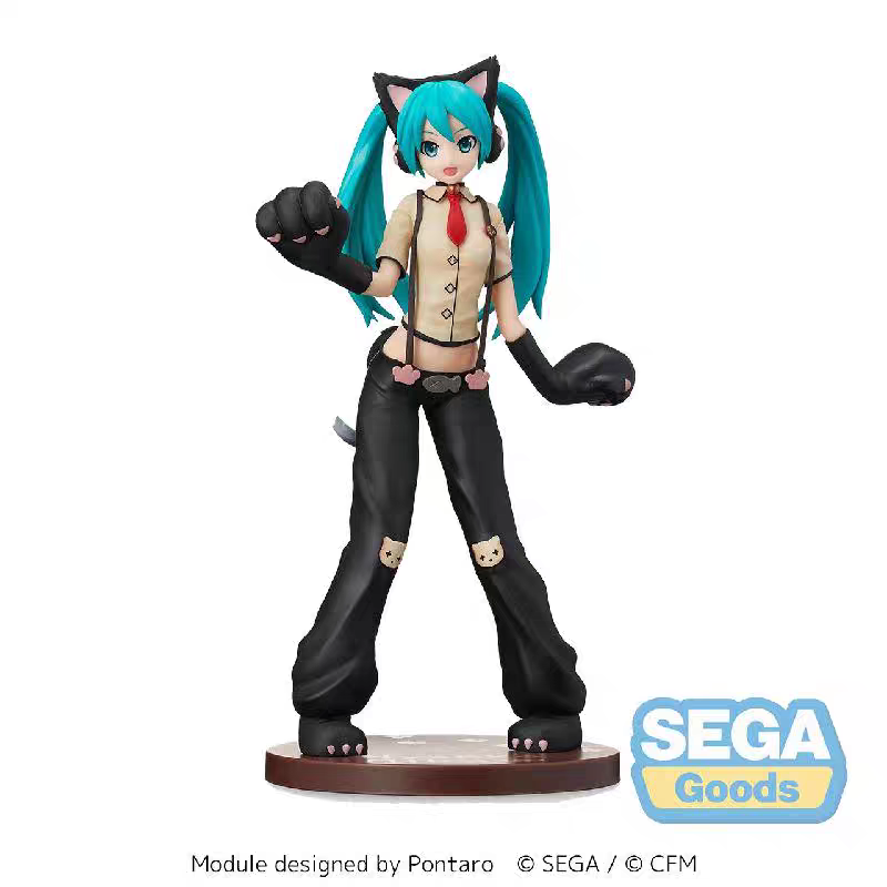 Hatsune Miku Project DIVA Arcade Future Tone SPM Figure Hatsune Miku - Kitty Cat
