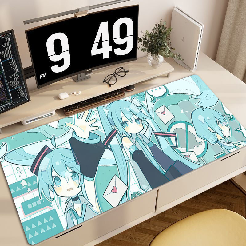 Hatsune Miku Cute Large Mouse Pad