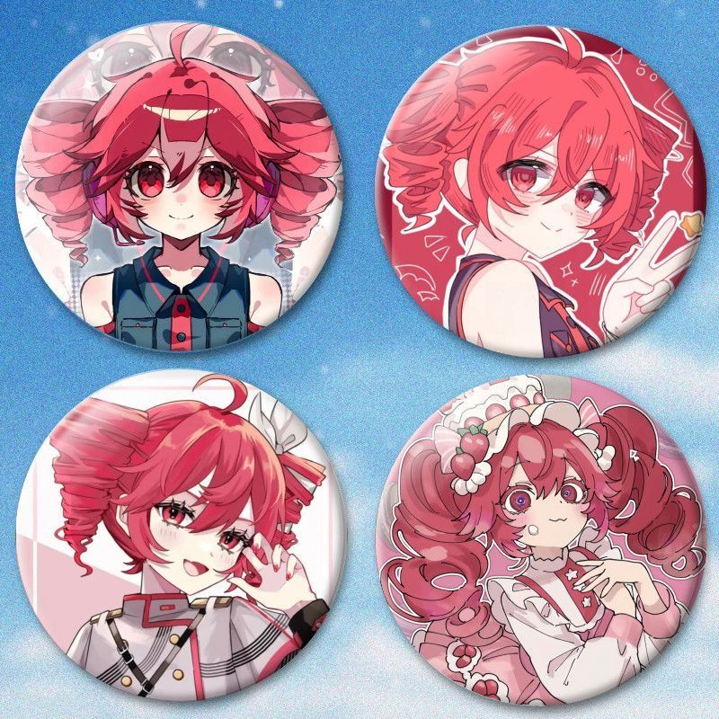 Kasane Teto Series Cute Badge