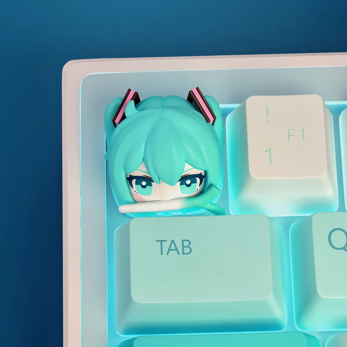 Hatsune Miku Cute Handmade Keycap