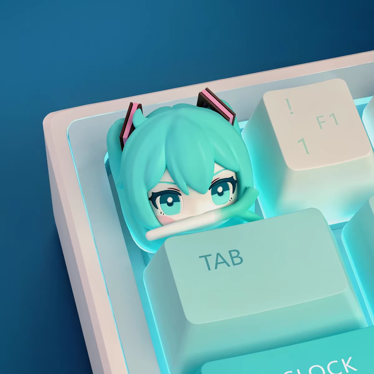 Hatsune Miku Cute Handmade Keycap
